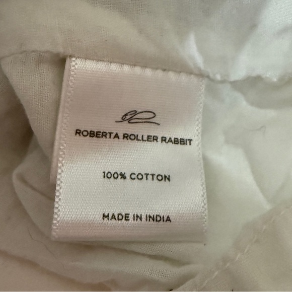 Roberta Roller Rabbit Graphic Dress Blue andWhite Boho - Picture 2 of 4